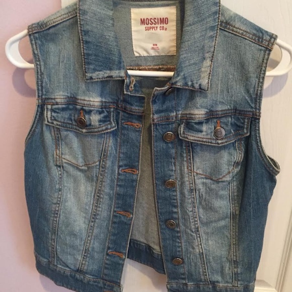 Mossimo Supply Co. Jackets & Blazers - Mossimo Supply Co Denim Vest